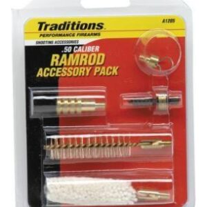 Traditions Ramrod Accessories Pack for Muzzleloader .50 cal (5 popular tips) 10/32 threads
